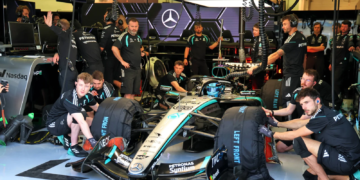 George Russell (GBR) Mercedes AMG Formula One Team W17. 13.02.2026. Formula 1 Testing, Bahrain Test One, Sakhir, Bahrain, Day Three.