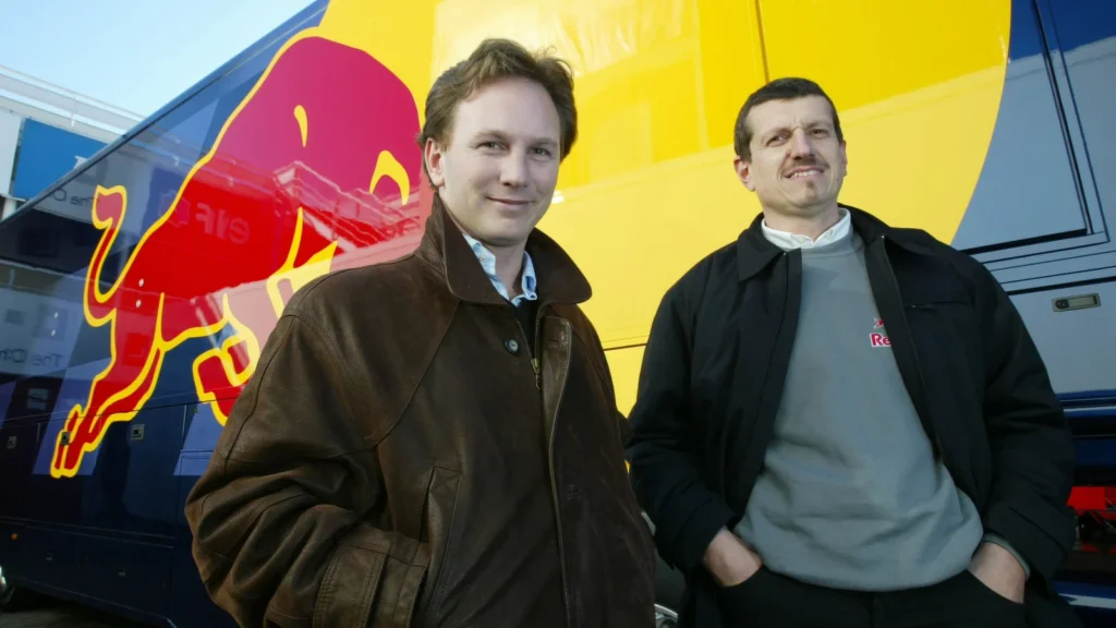 Guenther Steiner was part of the original backroom line-up at Red Bull with Christian Horner