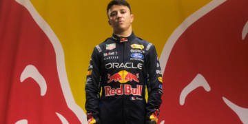 Isack Hadjar is preparing for his Red Bull bow. Image: Red Bull Content Pool