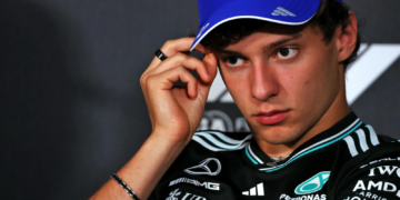 Kimi Antonelli was unharmed after a car accident on Saturday