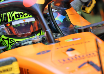 Lando Norris topped the timesheets in Bahrain on Day 1