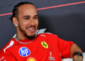 Lewis Hamilton cut a smiling and relaxed figure on Wednesday afternoon in Bahrain