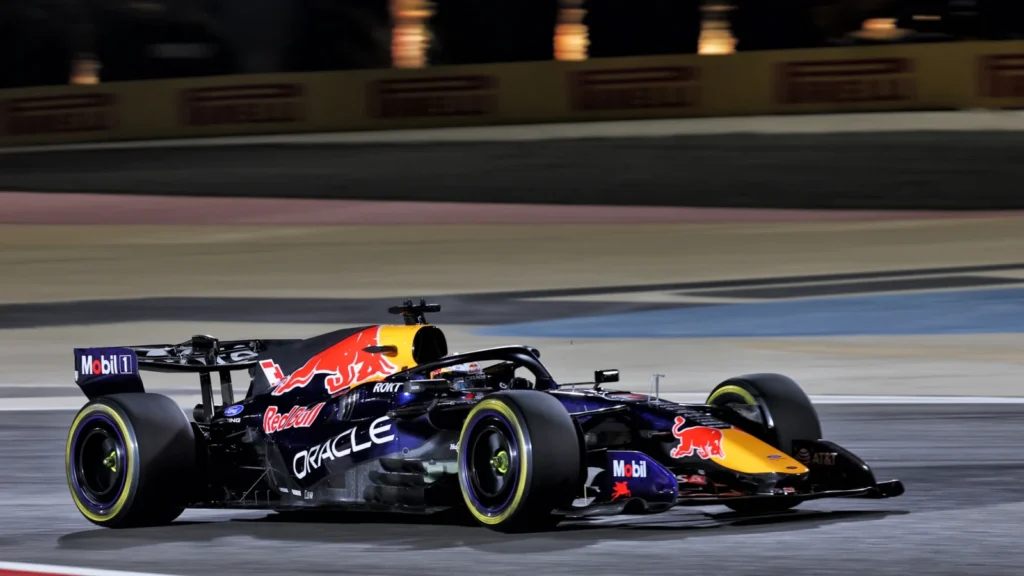 Max Verstappen set the second-fastest time on Day 1 in Bahrain