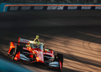 Malukas was quickest in the #12 Team Penske Chevy. Photo: IndyCar - Joe Skibinski