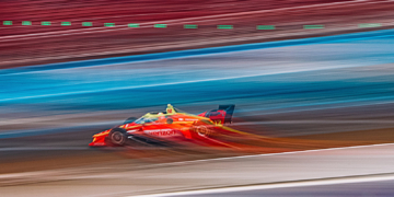 Malukas was relieved to achieve his first IndyCar pole. Photo: IndyCar - Joe Skibinski
