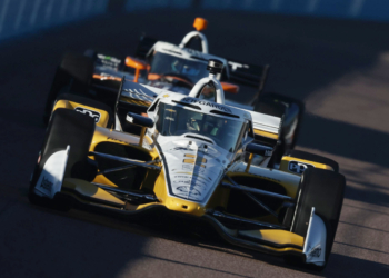 Newgarden took the lead late in the race to earn his 33rd career victory. Photo: IndyCar - Chris Owens