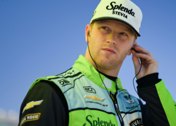 Rasmussen had desires to repeat his 2025 win from Milwaukee. Photo: IndyCar - James Black