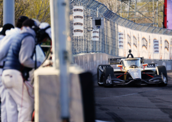 Kirkwood sprinted to the top in IndyCar's second practice session. Photo: Kevin Dejewski