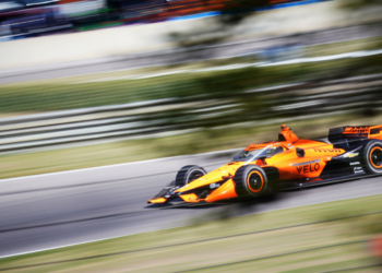 Lundgaard set the fastest lap of the race and looked on course to take the win. Photo: Kevin Dejewski