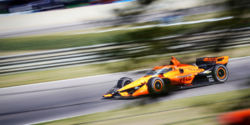 Lundgaard set the fastest lap of the race and looked on course to take the win. Photo: Kevin Dejewski