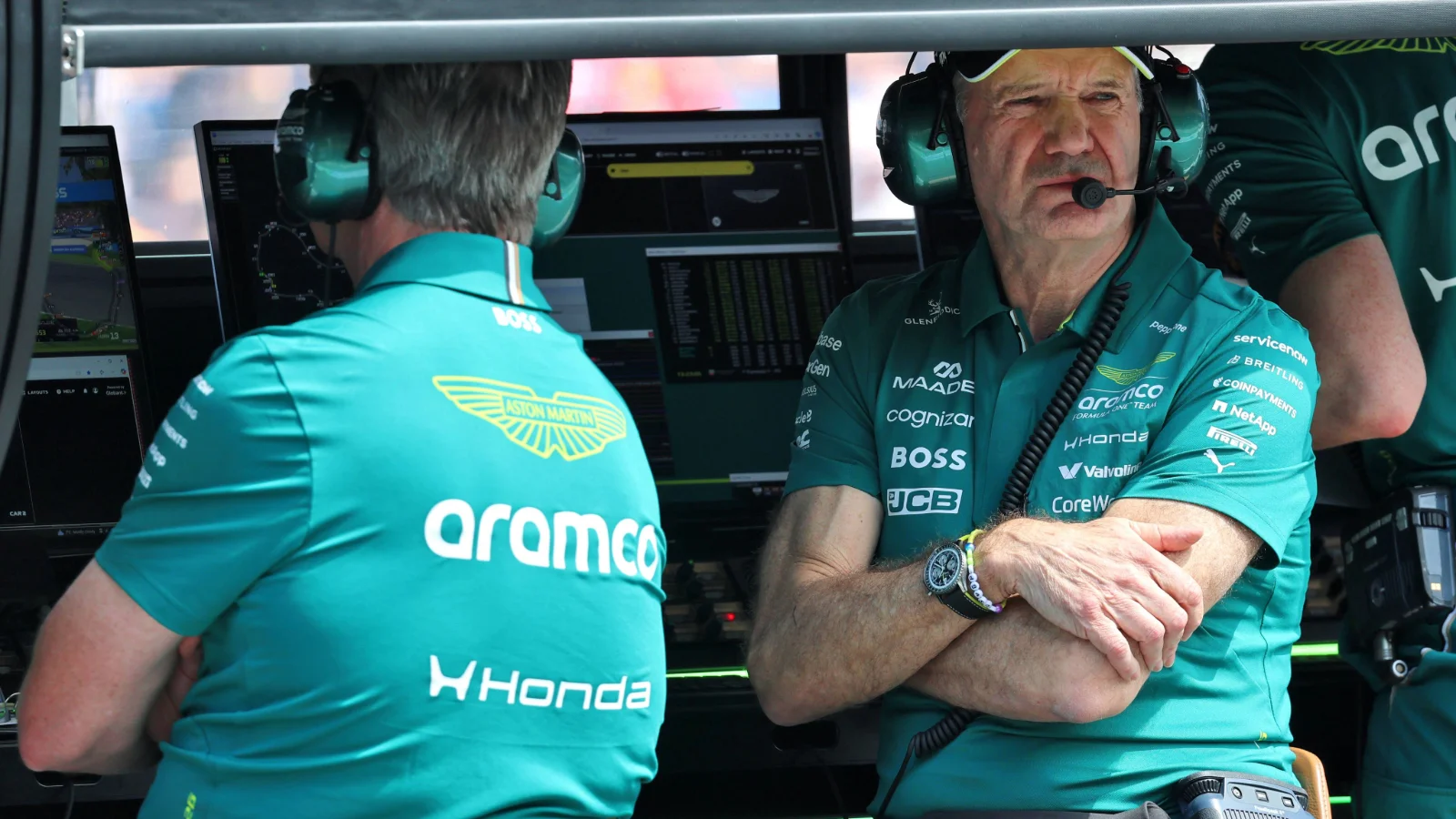 Aston Martin has explained why Adrian Newey was not present in China