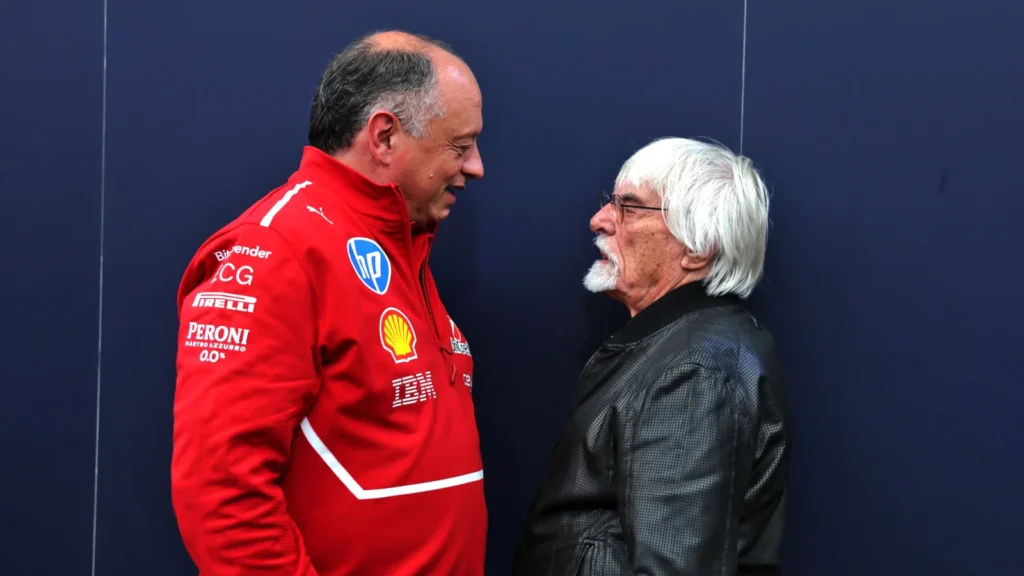 Bernie Ecclestone has cited Ferrari as an example of the task facing Aston Martin