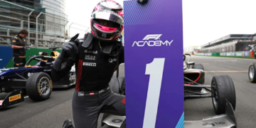 Emma Felbermayr took victory, an historic moment for Audi