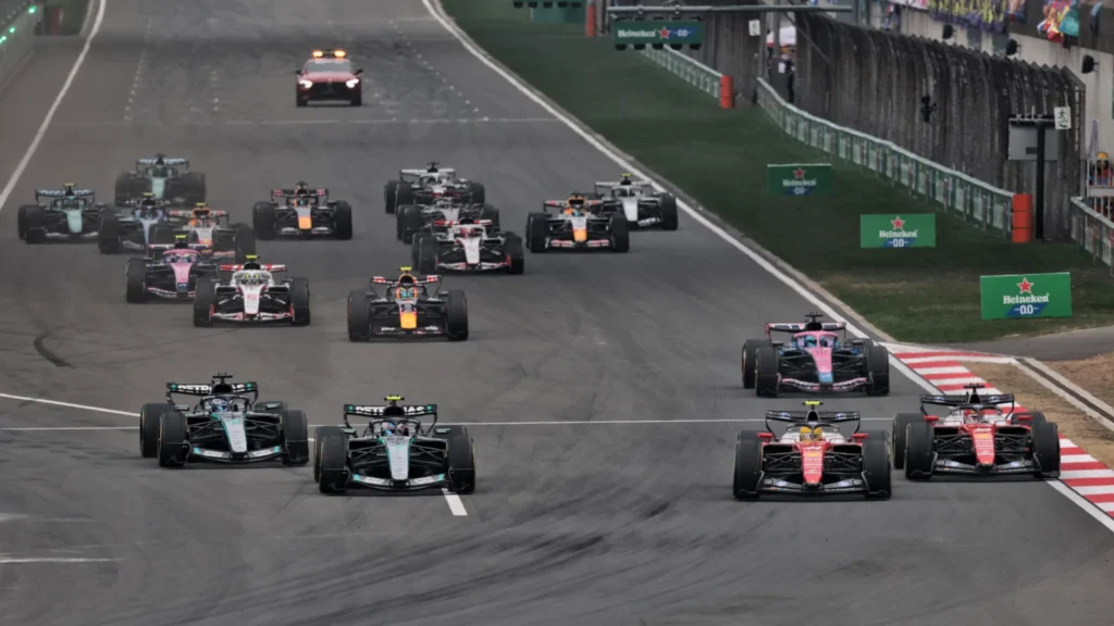 They've done it again: Ferrari swamp Mercedes at the start of the F1 Chinese GP