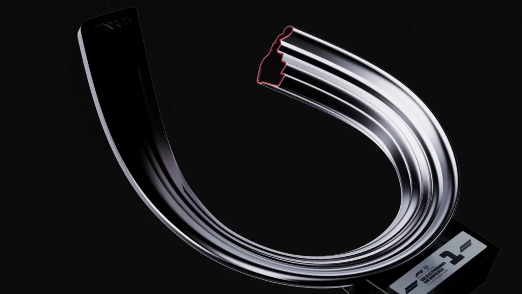 Italian company Pininfarina's design has been chosen for the F1 Spanish GP trophy