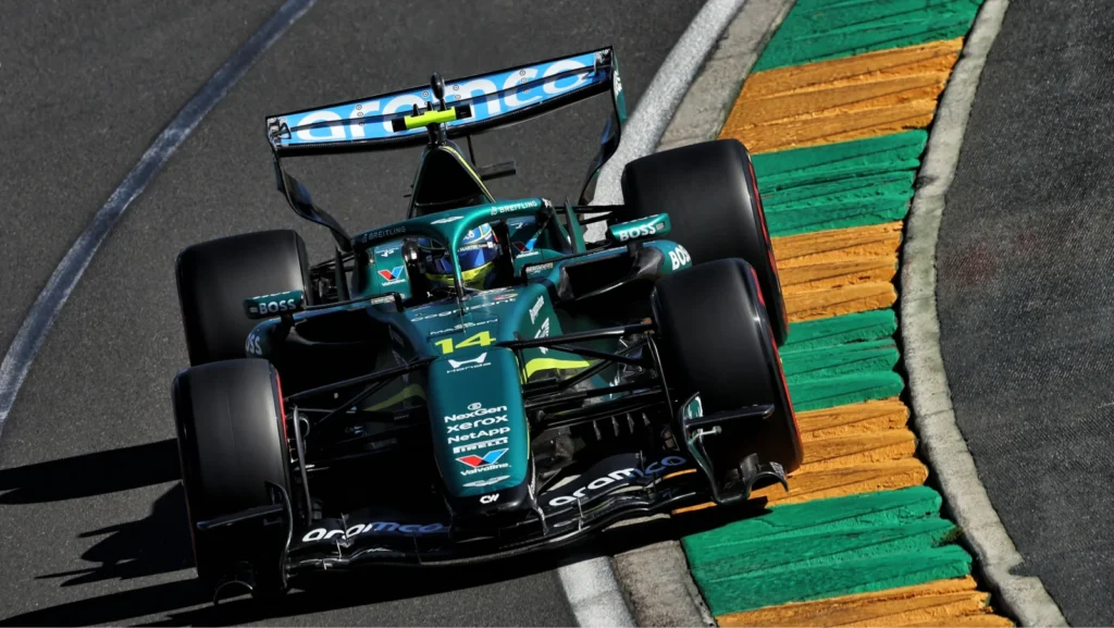 The AMR26 has been a rare sight in Melbourne 