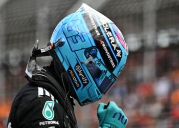 George Russell looks in omnious form after qualifying in Melbourne