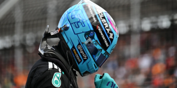 George Russell looks in omnious form after qualifying in Melbourne