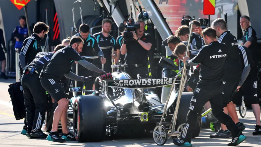 George Russell encountered reliability issues during qualifying 