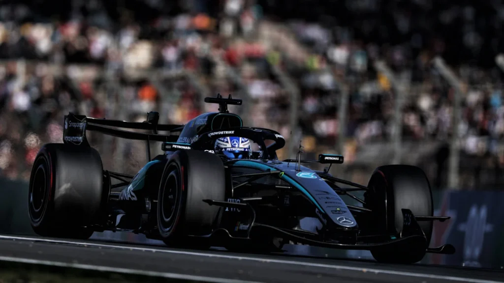 George Russell's second place on the grid was far from easy for the Briton