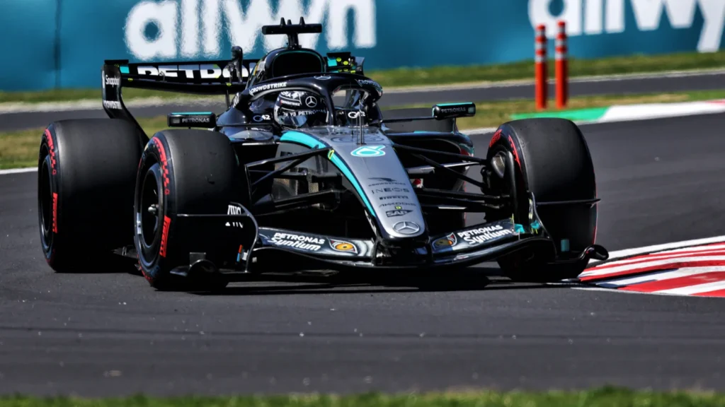 George Russell went fastest in FP1 for the F1 Japanese GP
