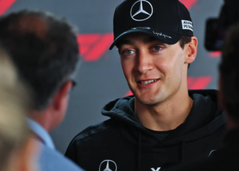 George Russell (GBR) Mercedes AMG Formula One Team. 26.03.2026. Formula 1 World Championship, Rd 3, Japanese Grand Prix, Suzuka, Japan, Preparation Day.