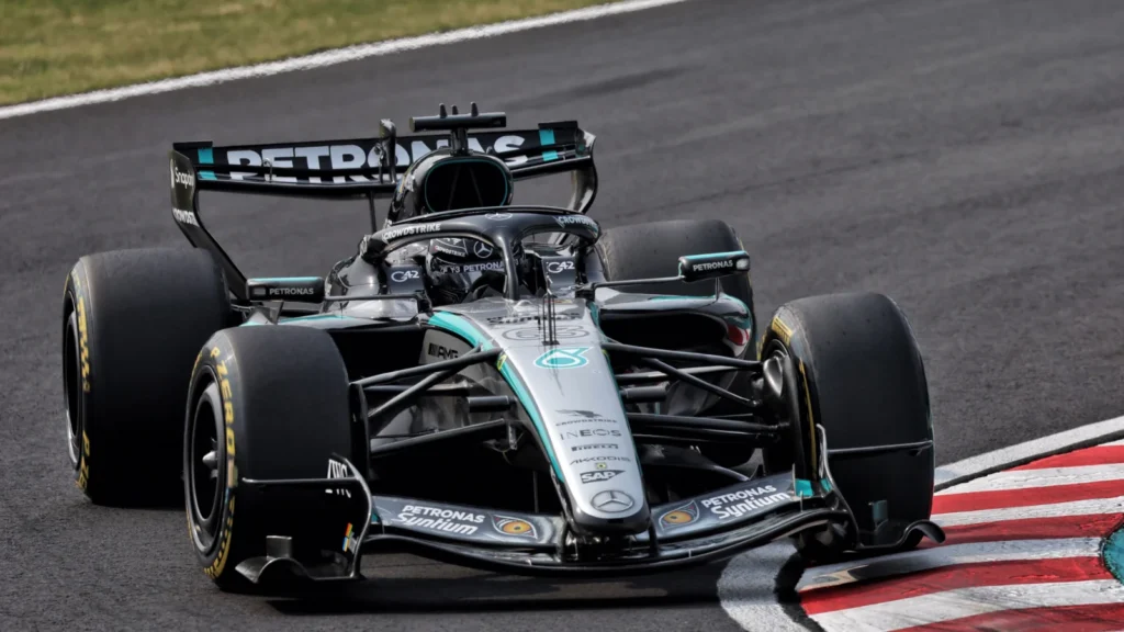 It proved to be an afternoon to forget for George Russell