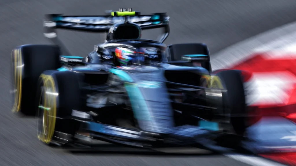 Kimi Antonelli once again qualified just behind teammate George Russell