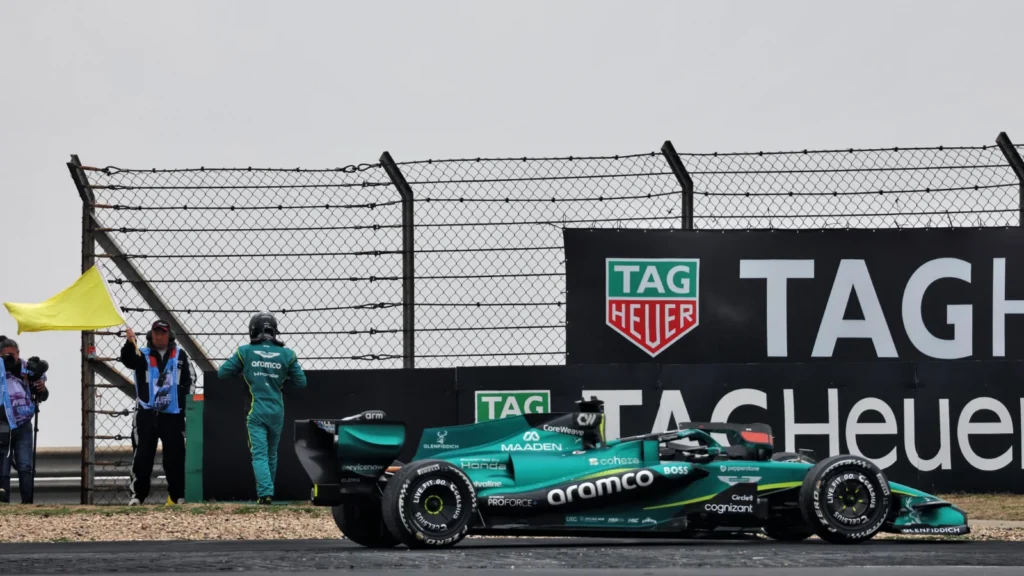 Lance Stroll retired from the Chinese GP, the second double-DNF for Aston Martin in F1 2026