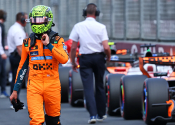 Lando Norris walks away after qualifying, aghast at the new F1 cars