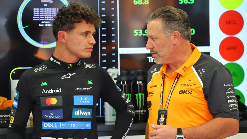 Zak Brown has firmly denied driver favouritism claims at McLaren