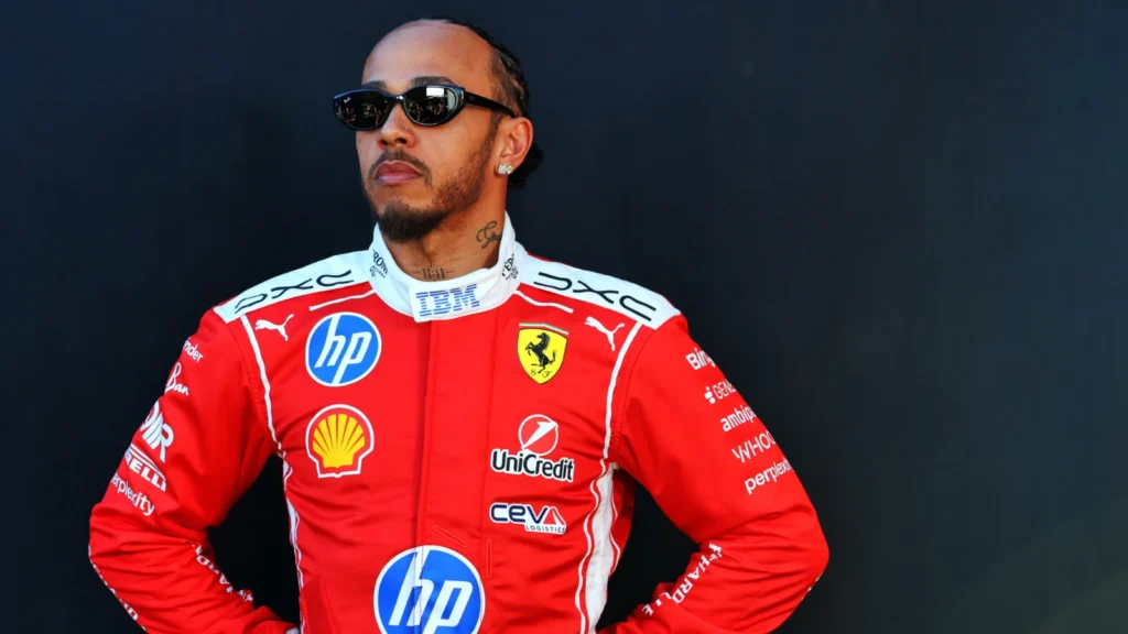 It may be time for the new class photographs, but Lewis Hamilton appears to be too cool for school