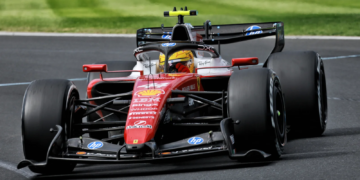 Lewis Hamilton finished fourth in Melbourne