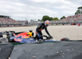 Max Verstappen suffered a shock Q1 exit in Melbourne