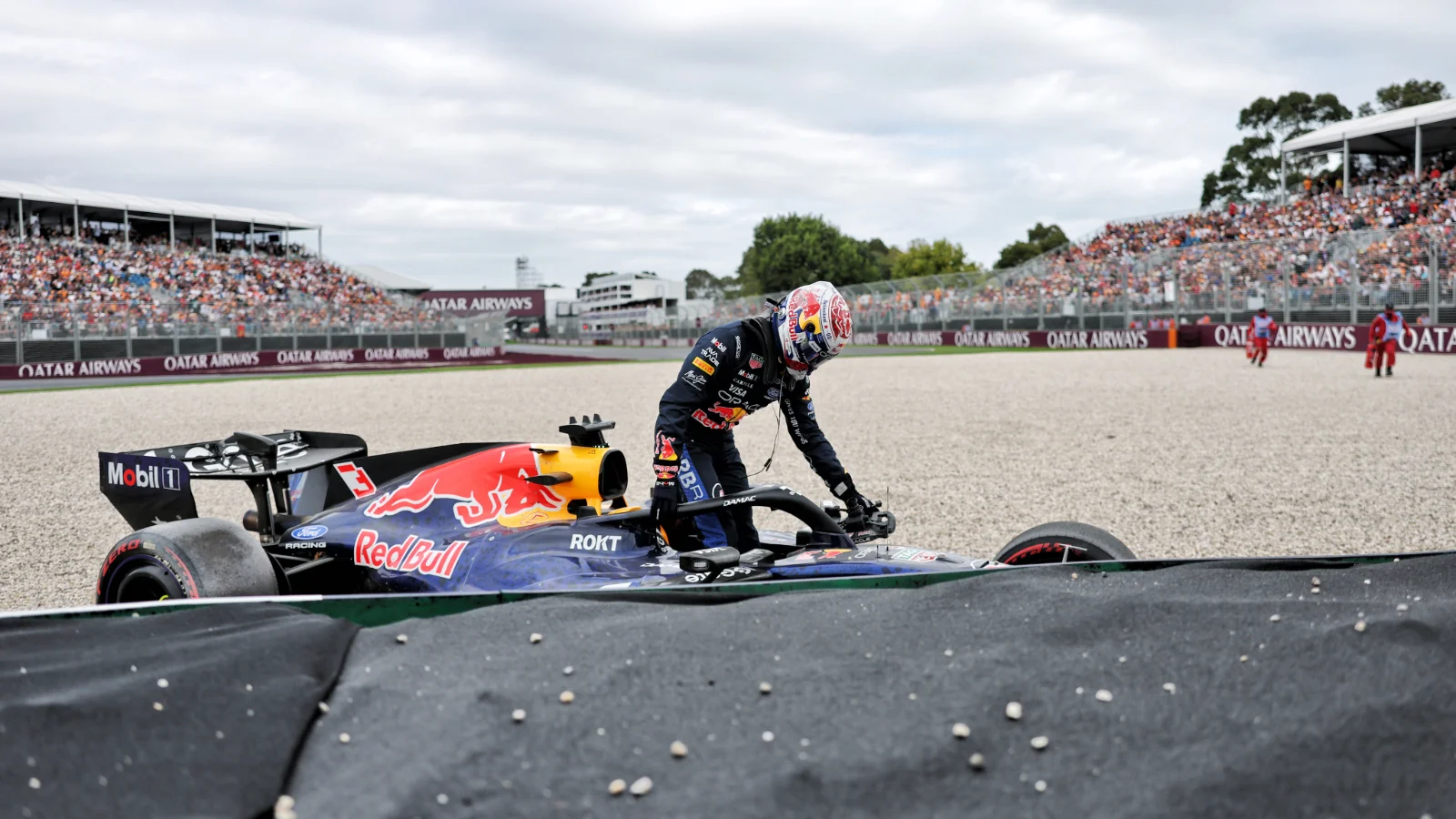 Max Verstappen suffered a shock Q1 exit in Melbourne