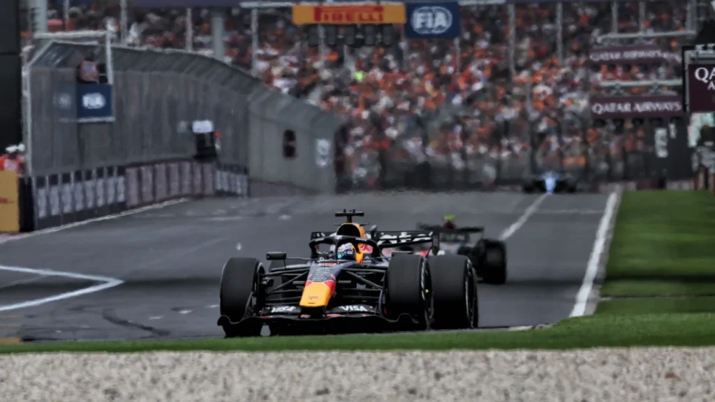 Max Verstappen spent his afternoon battling through the field