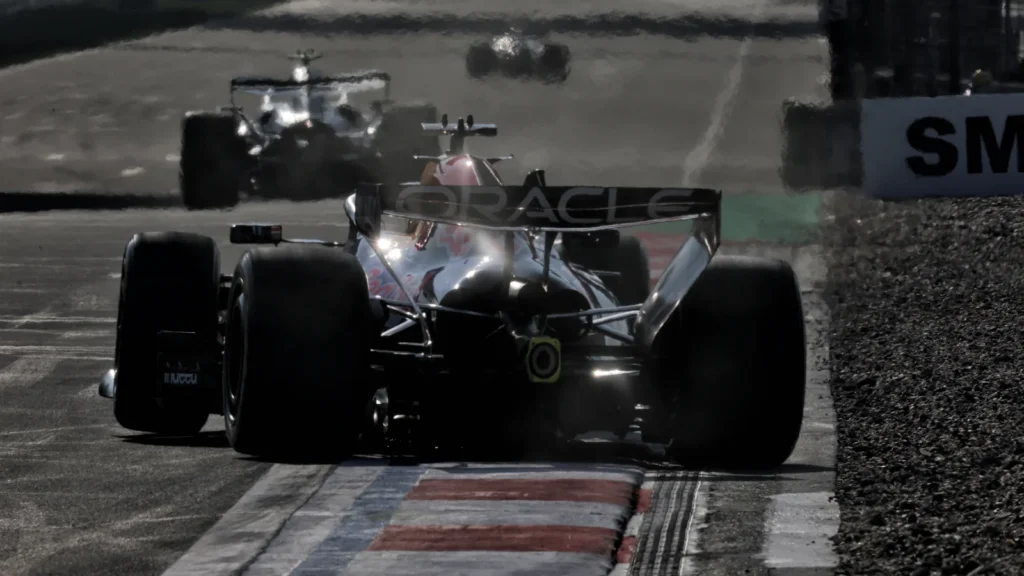 Max Verstappen was forced to wrestle the Red Bull RB22 around the Shanghai International Circuit