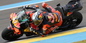 Pedro Acosta leads first United States MotoGP practice session after Marc Marquez crashes