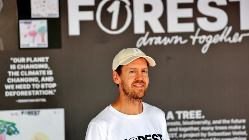 Sebastian Vettel will swap his overalls for running shoes