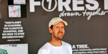 Sebastian Vettel will swap his overalls for running shoes