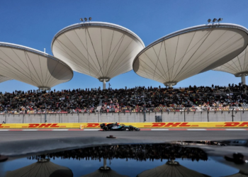 George Russell set the pace at the Chinese GP ahead of Sprint Qualifying