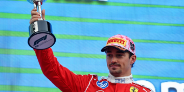 Charles Leclerc claims third place podium in F1 Japanese GP