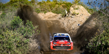 Oliver Solberg storms into Safari Rally Kenya lead