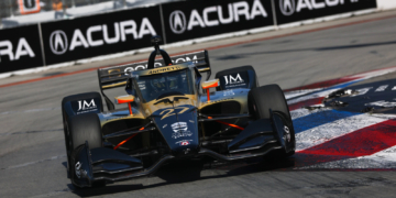 Kirkwood showed loads of speed in Saturday's practice. Photo: IndyCar - Travis Hinkle