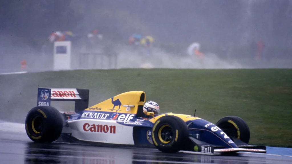 Alain Prost was humbled by his arch-rival on the day