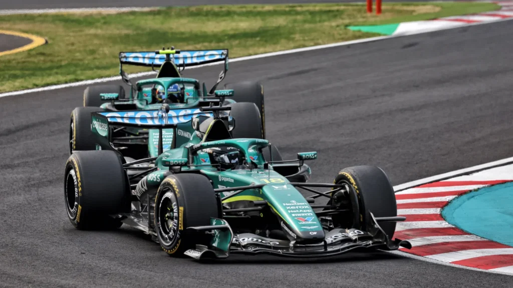 Aston Martin managed its first race finish of 2026 with Fernando Alonso [behind] completing the distance