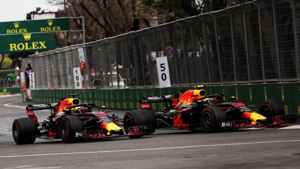 Daniel Ricciardo and Max Verstappen famously clashed in Baku in 2018, with Ricciardo soon leaving the team to join Renault