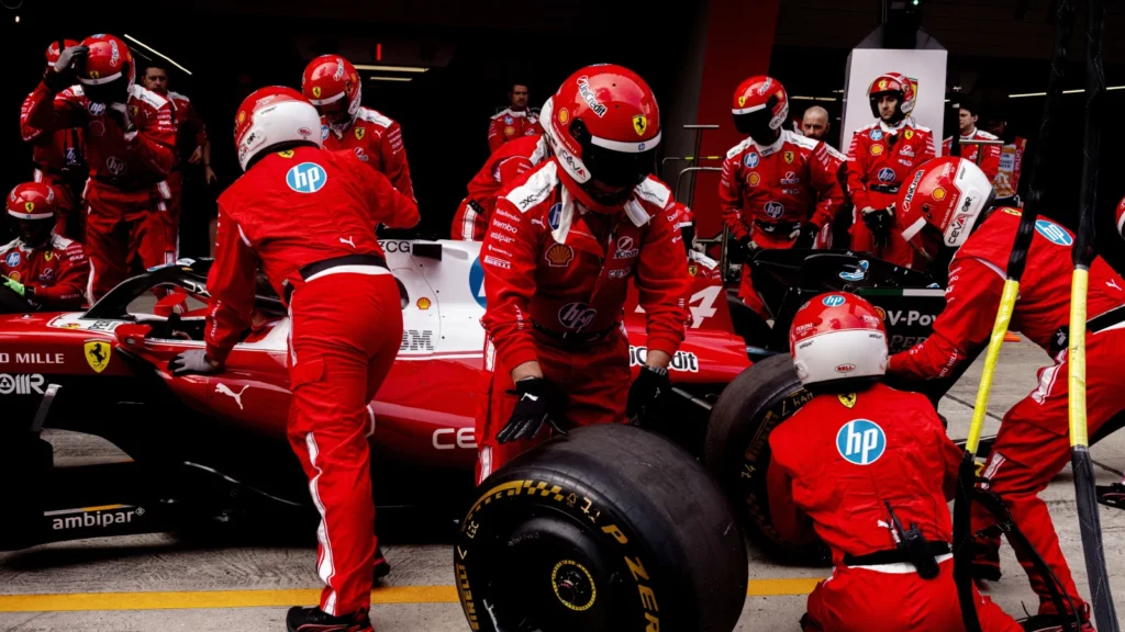 Ferrari has been readying itself when pit stops take place