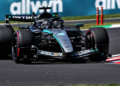George Russell endured a challenging race for Mercedes in Suzuka