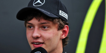 Race winner Andrea Kimi Antonelli (ITA) Mercedes AMG Formula One Team in parc ferme. 29.03.2026. Formula 1 World Championship, Rd 3, Japanese Grand Prix, Suzuka, Japan, Race Day.